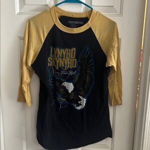 Women’s Raglan Shirt - Black and Yellow